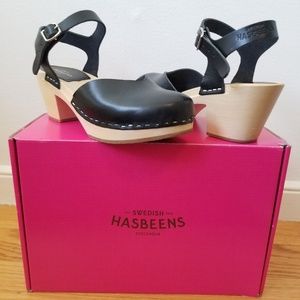 Swedish Hasbeens Covered High Sandal